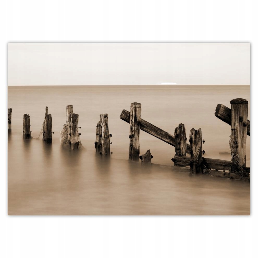 

Naklejki 70x50 Falochron z drewna