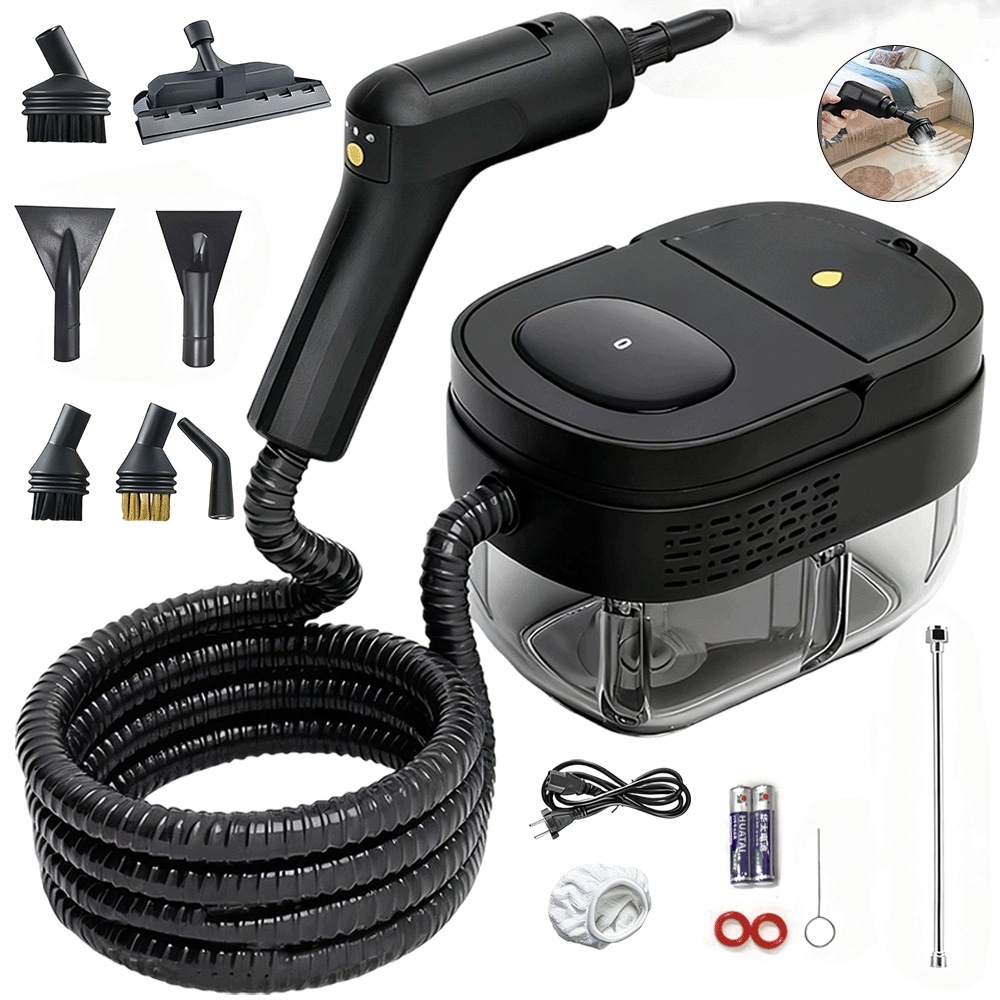 Parní čistič 2500 W s nádržkou na vodu 1600 ml do kuchyně a koupelny