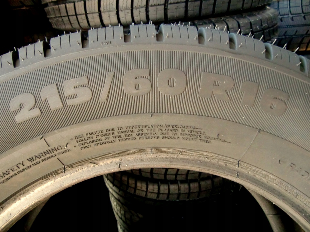 2 OPONY WIELOSEZONOWE 215/60R16 całoroczne CICHE Kod producenta 215 60 16 bieżnikowane nowe