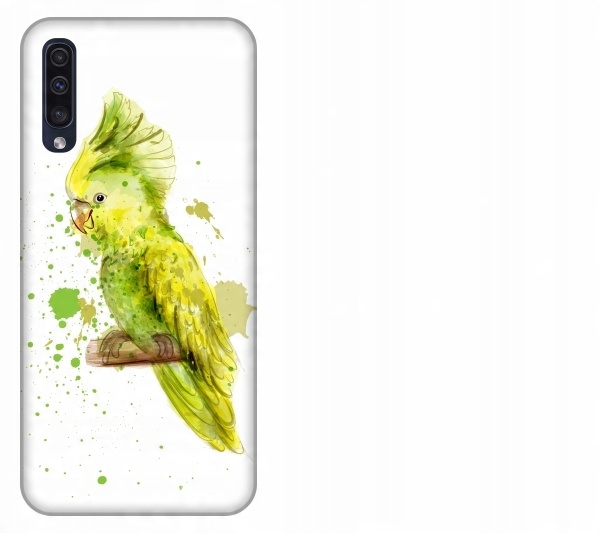 

Etui pokrowiec Samsung Galaxy A50 Ptak papuga akwa