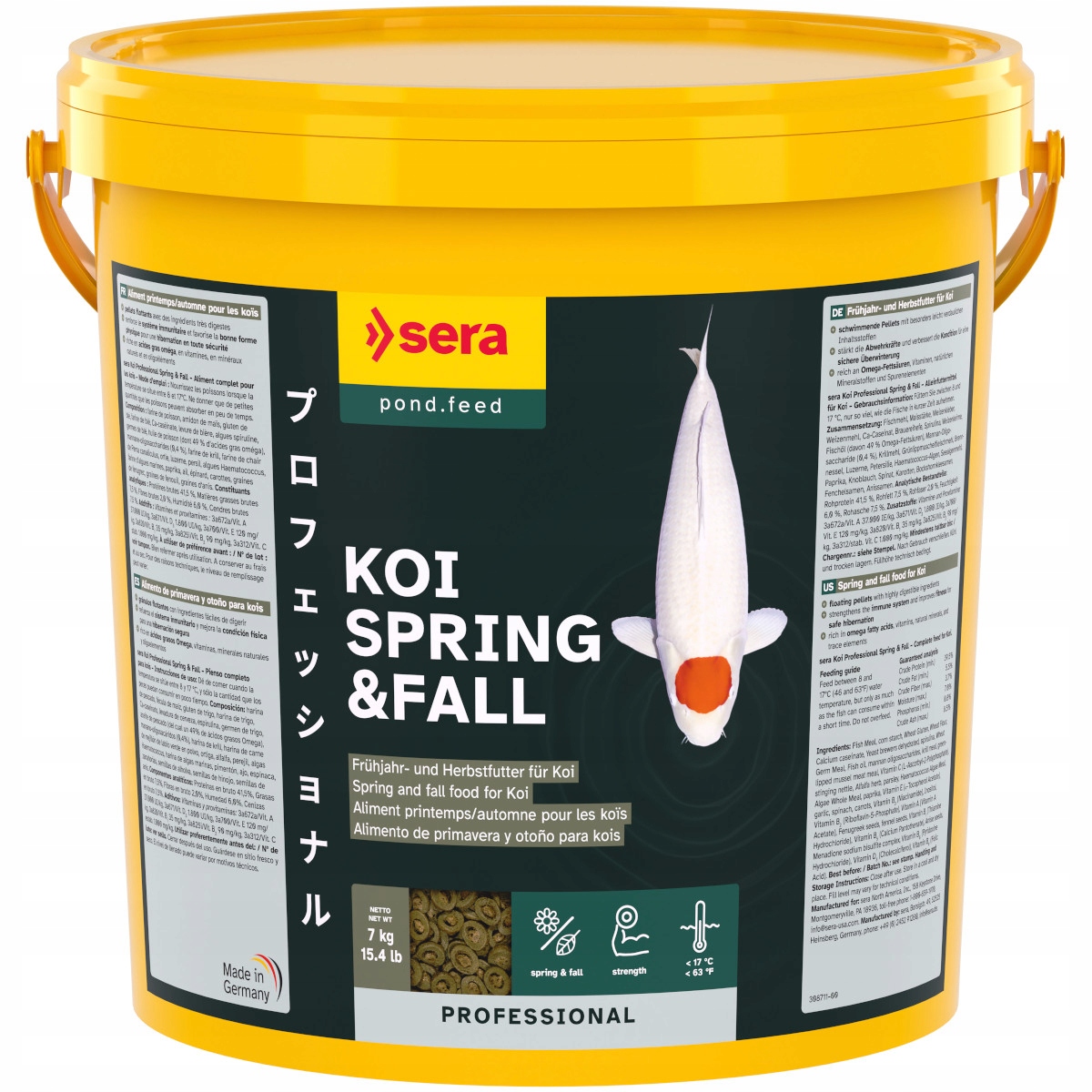 Sera Koi Professional Spring/Autumn 7 kg krmivo na jaro/podzim