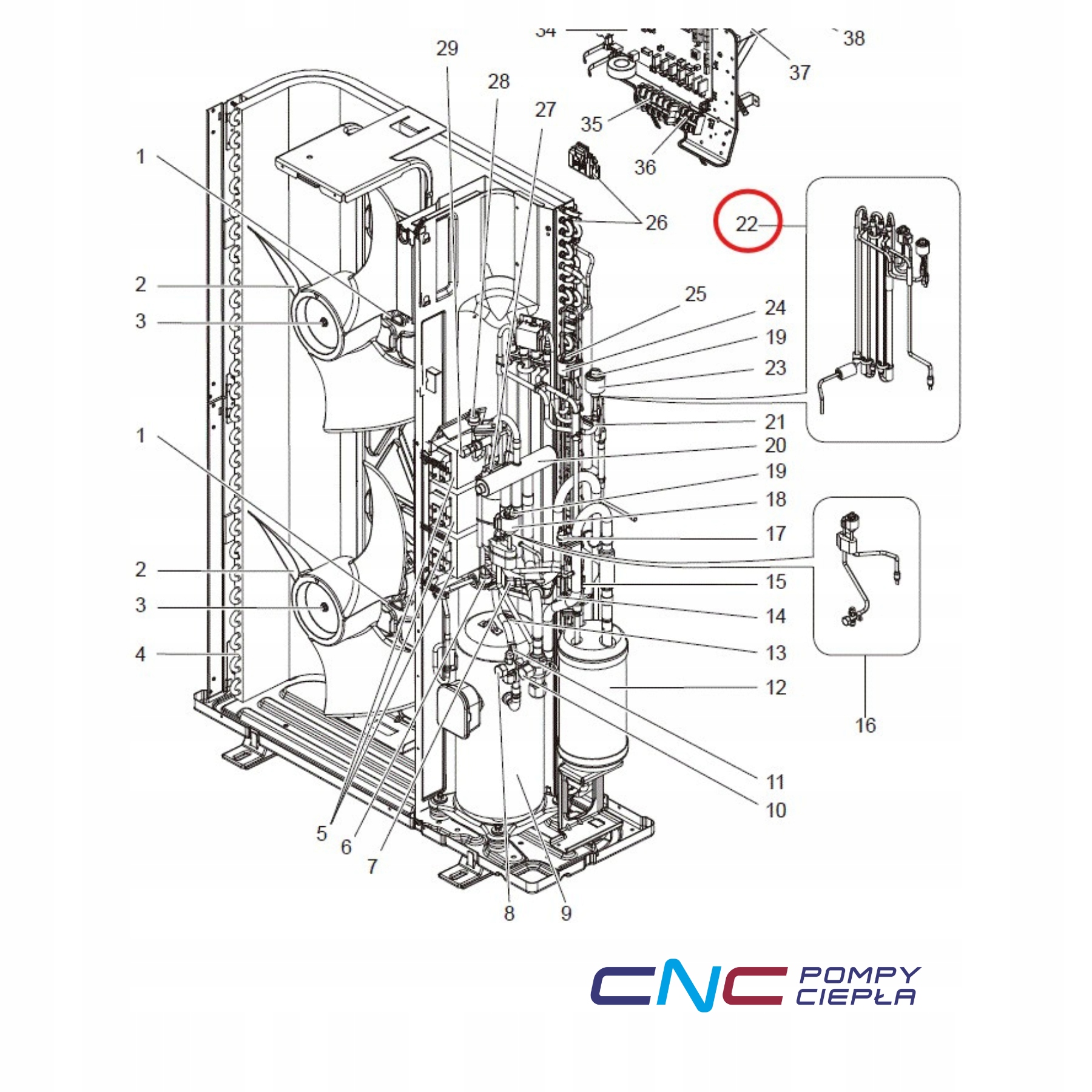 Mitsubishi 267119 T7WE39401 – Lev Assy Hic G – elektrický expanzný ventil