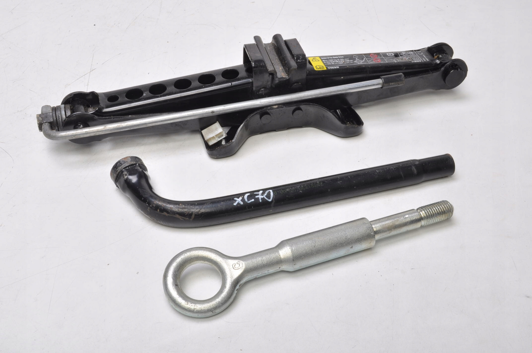 VOLVO XC70 II ZESTAW LEWAREK PODNOŚNIK KLUCZ UCHO