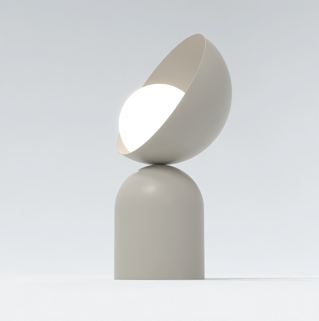 Emibig Boto LN1 Mokka Stolová/stolová lampa Mocha G9 8W Max Led Biela