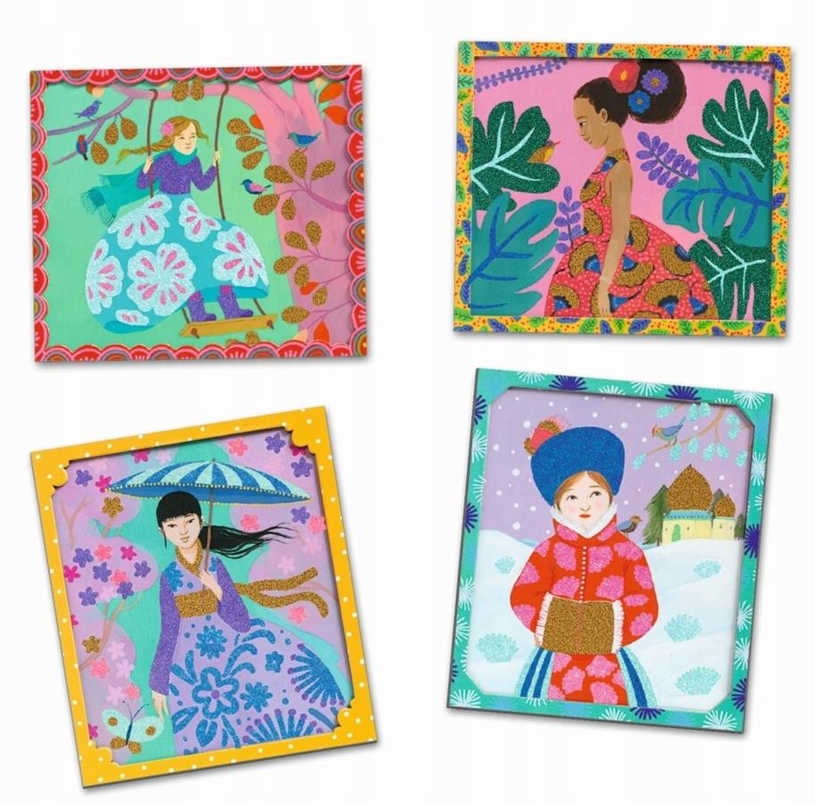 Zestaw artystyczny Koraliki Dookoła Świata DJECO Bohater brak