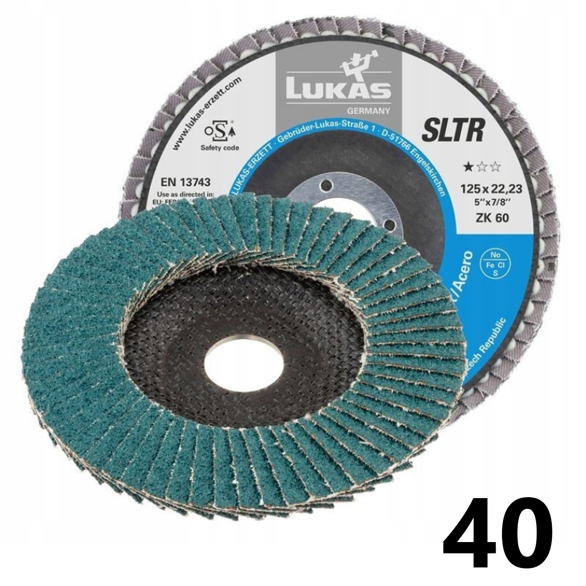 

Tarcza Listkowa Lamelka Sltr fi. 125 Zk 40 Base-x