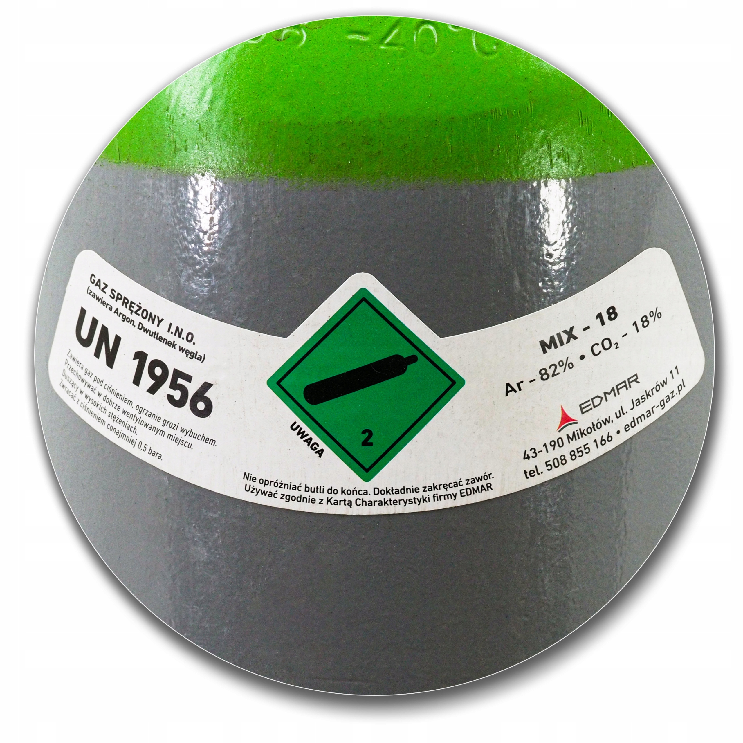 ZESTAW BUTLA MIX ARGON CO2 8L + REDUKTOR mini Ar/CO2 Kod producenta BUTLA MIX ARGON CO2 8L +REDUKTOR Ar/CO2