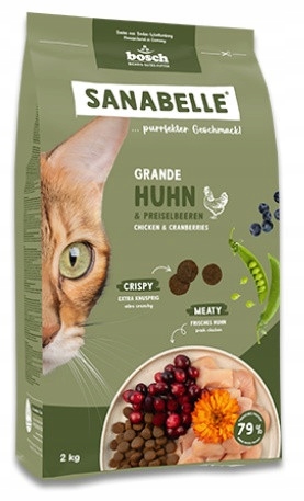 Sanabelle Adult Grande 2kg Krmivo pro dospělé kočky velkých plemen