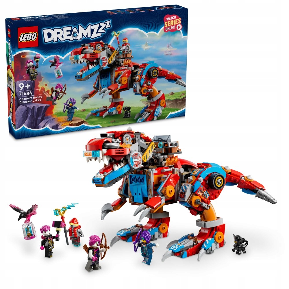 Lego DREAMZzz 71484 Cooper a jeho robotický dinosaurus C-rex