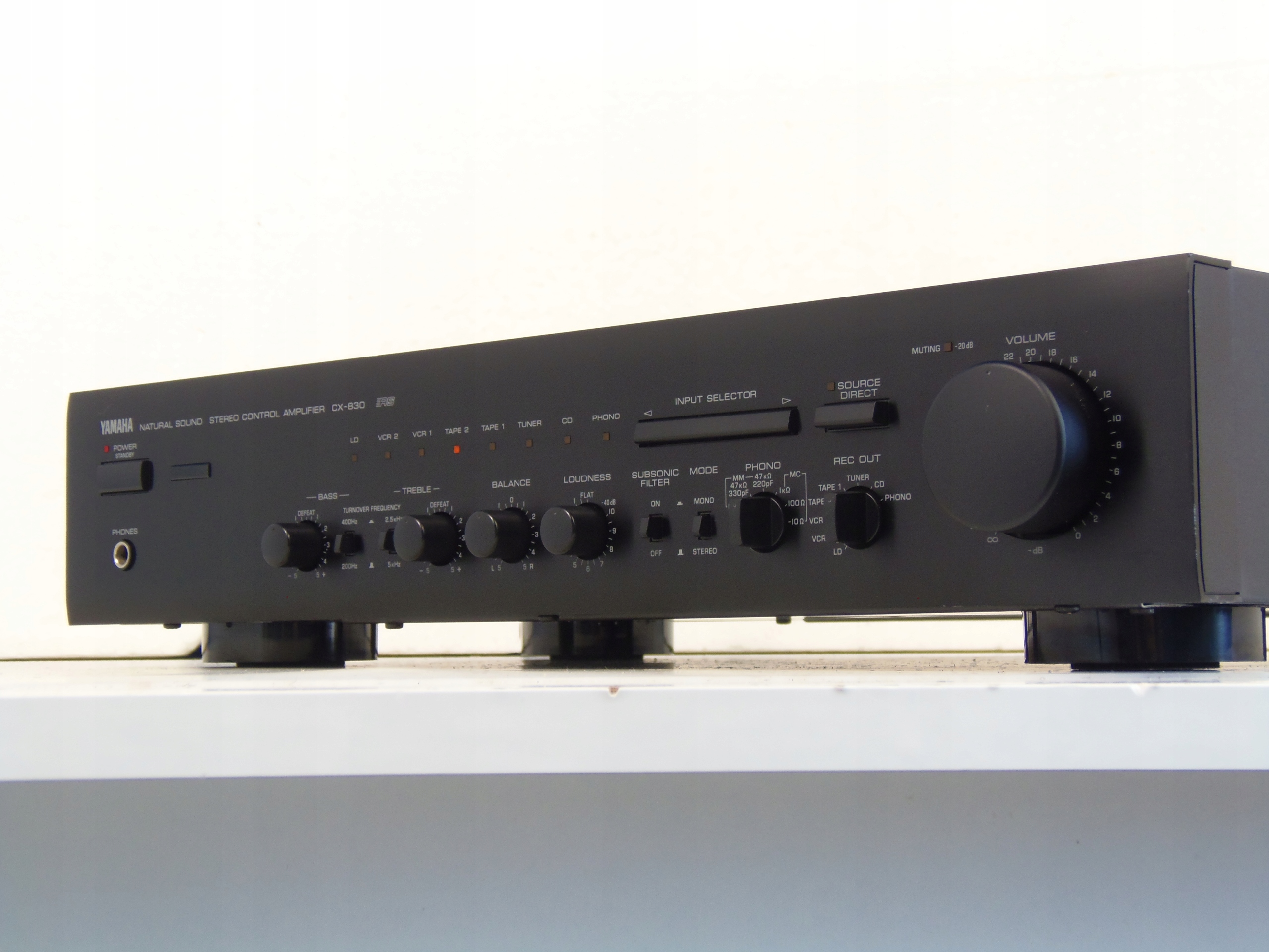 YAMAHA CX-830 RS preamp top model