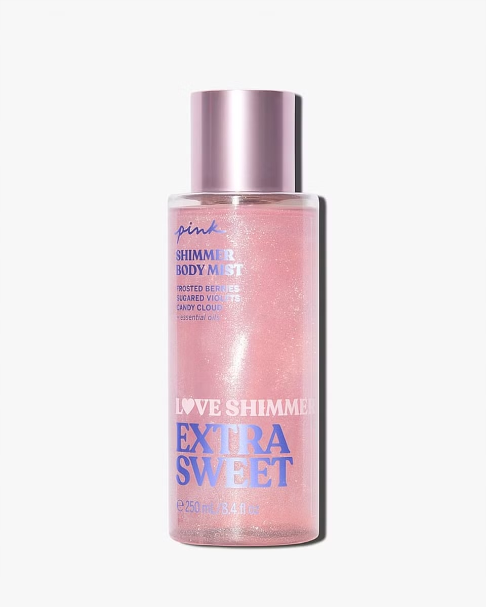 Victoria’s Secret Pink Extra Sweet Mgiełka do ciała z brokatem 250ml