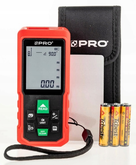 Dalmierz Laserowy Zielony Pro DL-50XG z Zieloną Wiązką 50M Etui Pamięć Suma