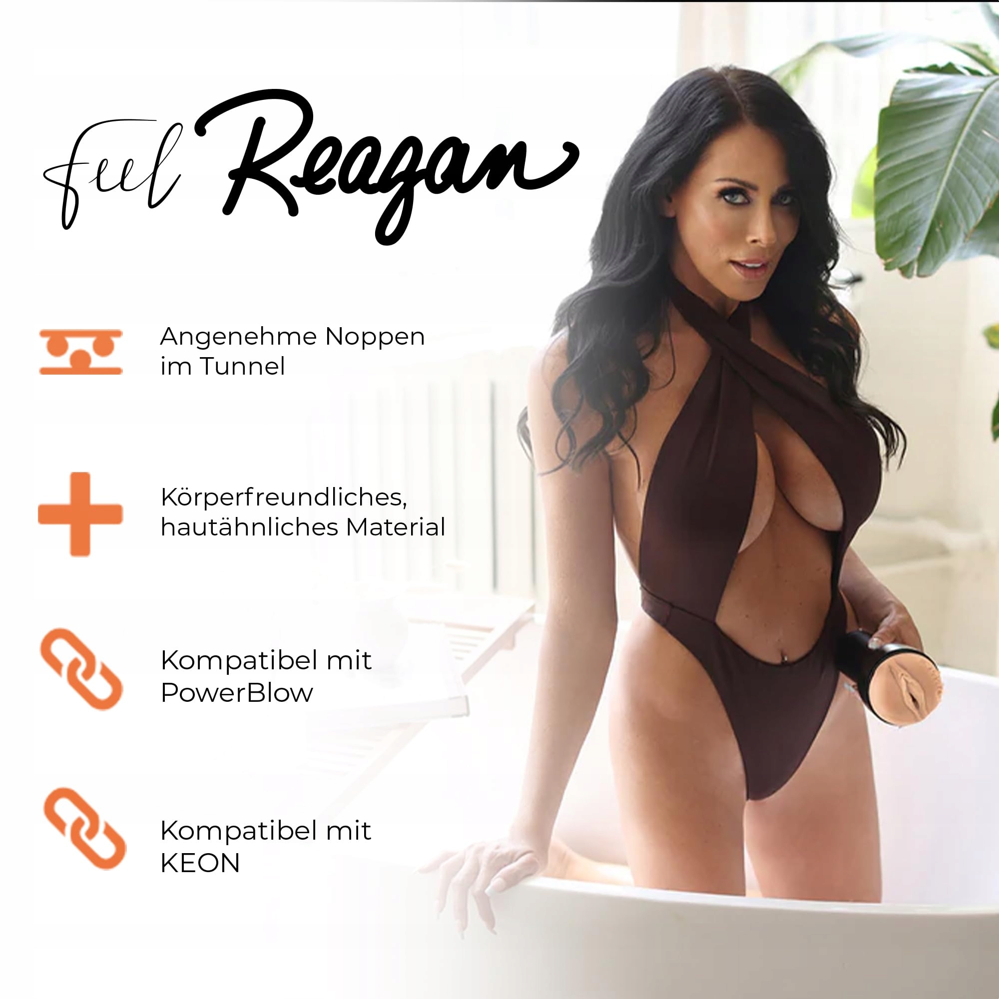 KIIROO Reagan Foxx Masturbator Dla Mężczyzn Realistyczny Design — miniatura 2