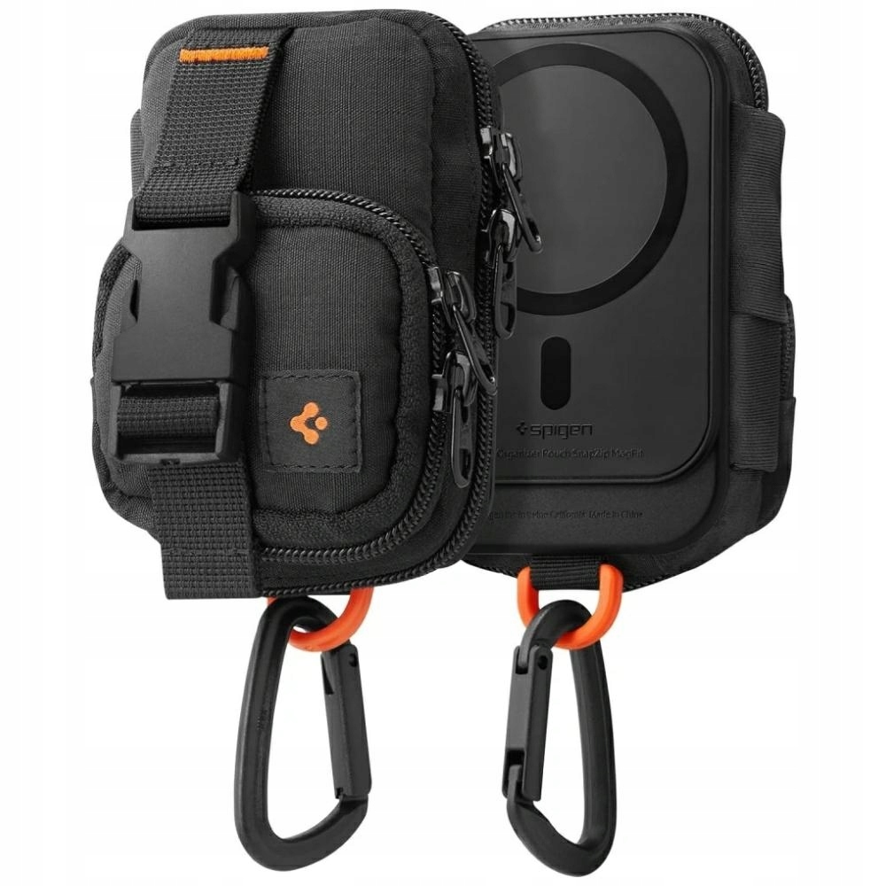 Magnetický organizér na telefon Spigen Snap Zip MagSafe černý