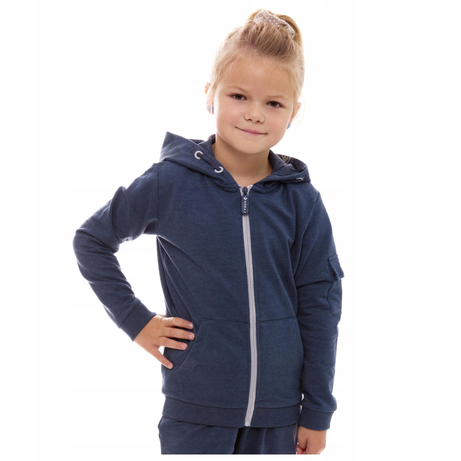 

Bluza Dziewczęca Rozpinana Zamek Moraj 110-116