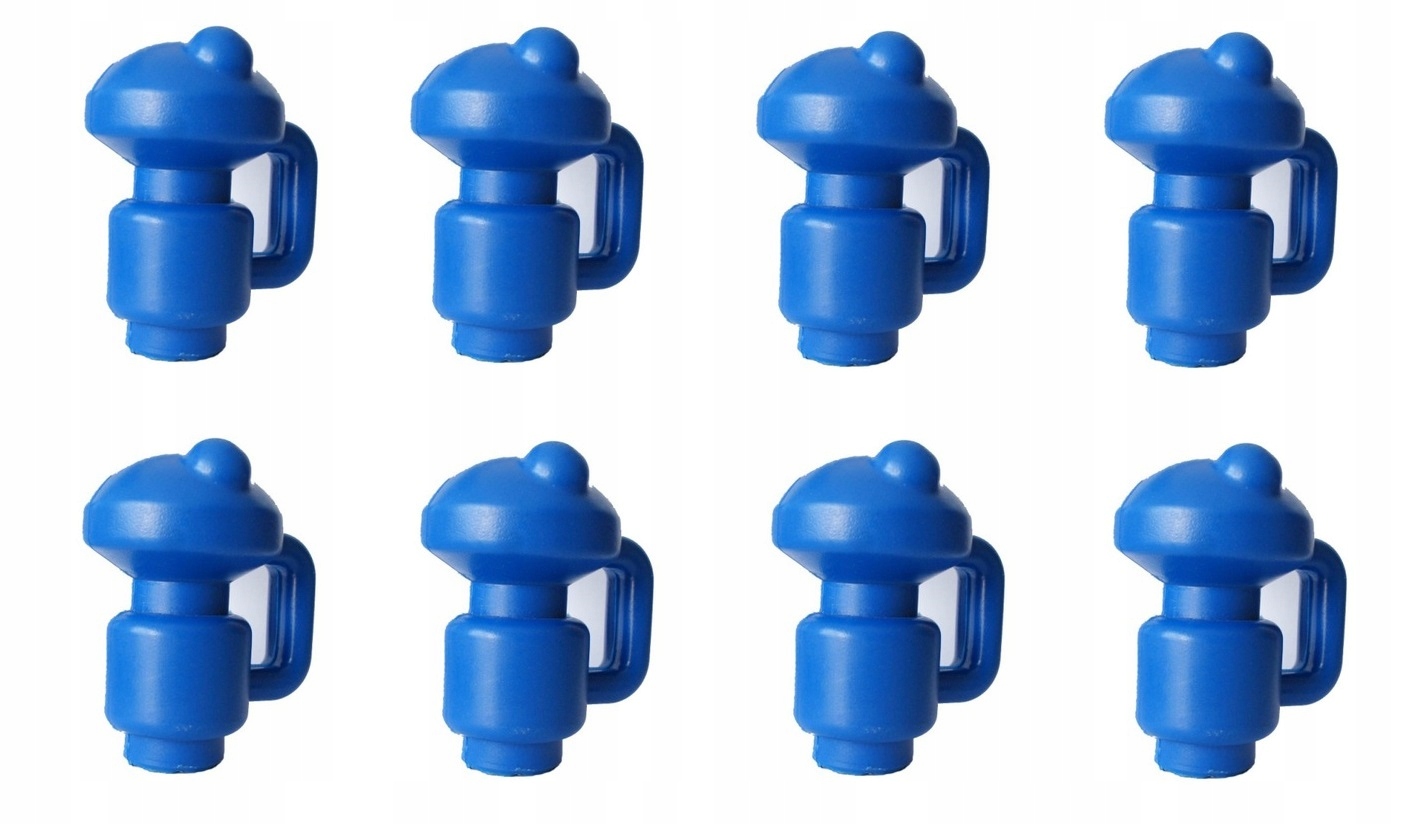 GRZYBKI GRZYBEK DO SIATKI TRAMPOLINY SŁUPKI 8 SZT