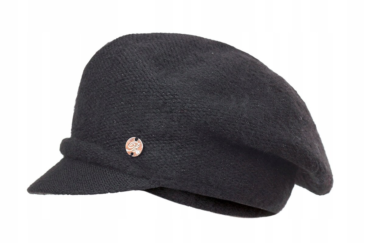 

Kaszkiet damski Cleo Czarny Polski producent