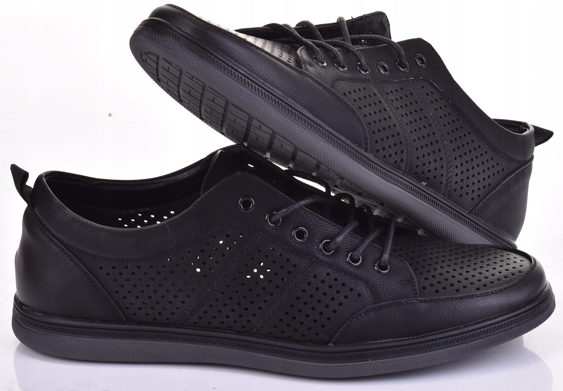 MĘSKIE PÓŁBUTY ELEGANCKIE MOKASYNY BUTY EKOSKÓRA LEKKIE PRZEWIEWNE