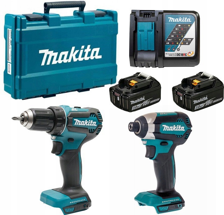 

Zestaw Elektronarzędzi Makita 18V DLX2289 2x3,0Ah