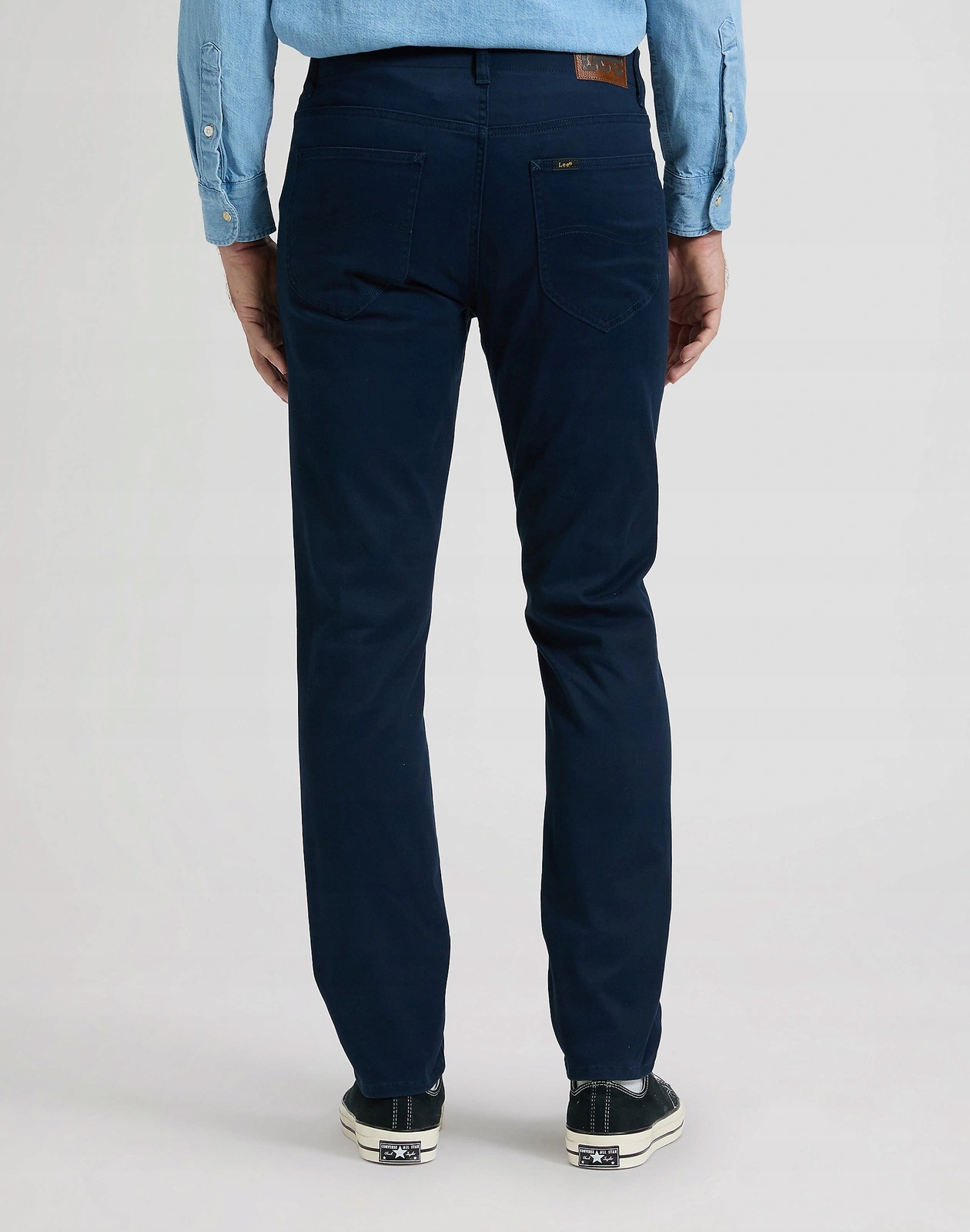Pánské zúžené kalhoty Lee Slim Fit Mvp Rivet Navy 112376323 38/30