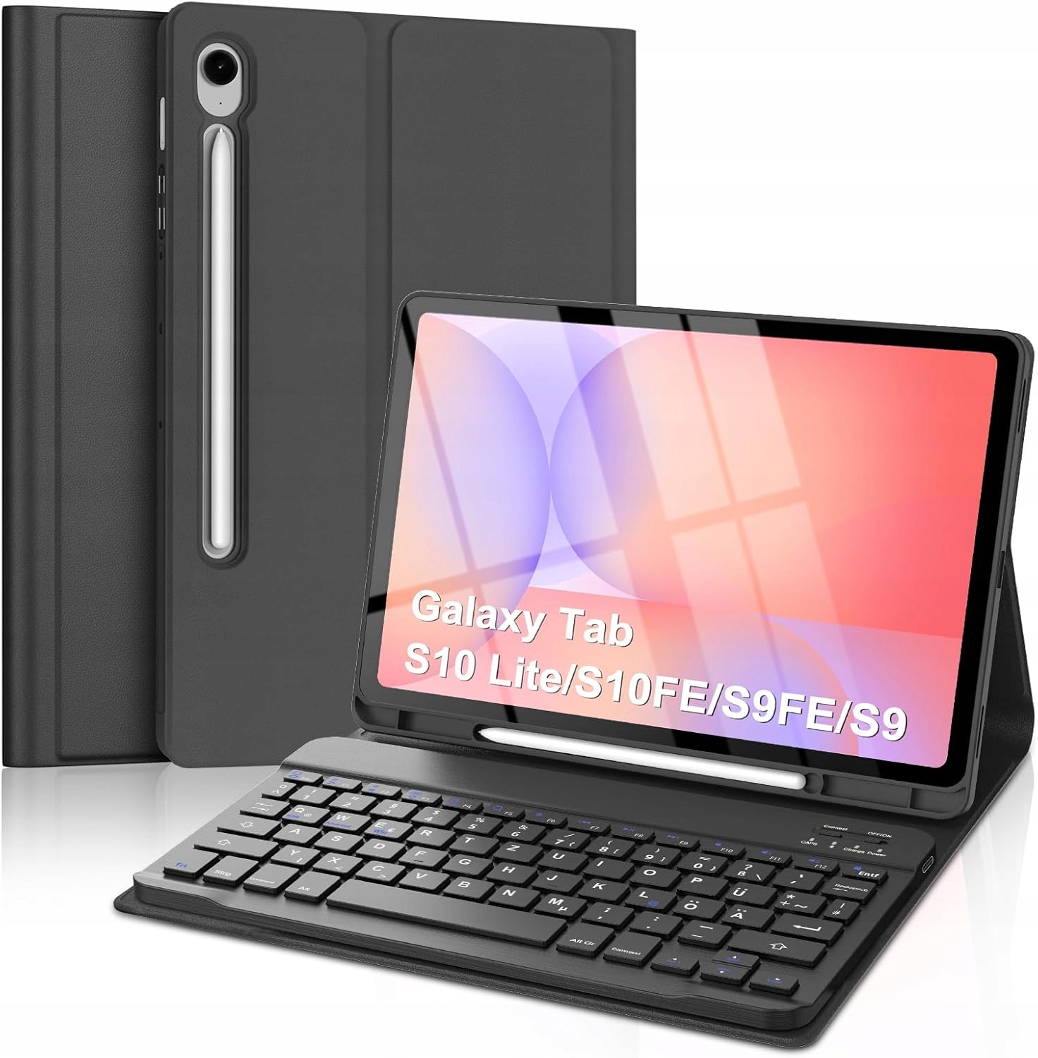 Etui z Klawiaturą Bluetooth 2w1 Samsung Galaxy Tab S10 Fe S9 Fe