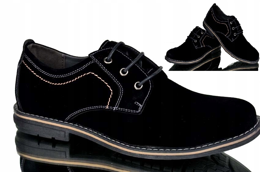 Buty Wizytowe Do Garnituru Sportowe Skóra Casual Oryginalne Jeans Półbuty