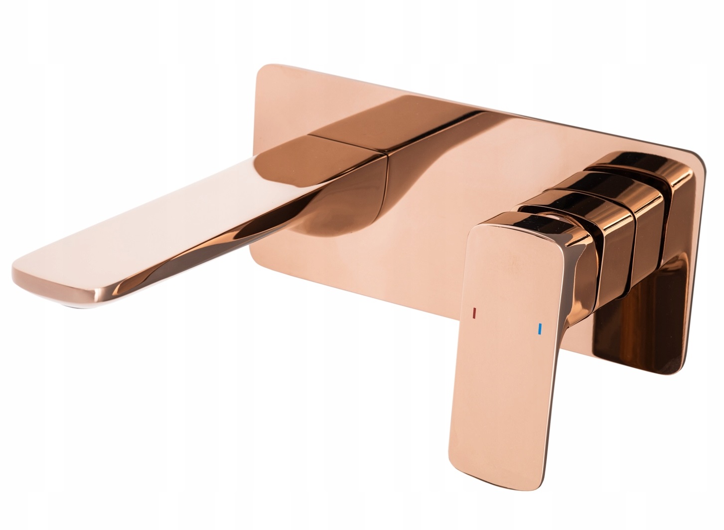 BATERIA UMYWALKOWA ŚCIENNA ZŁOTA RÓŻANA PODTYNKOWA