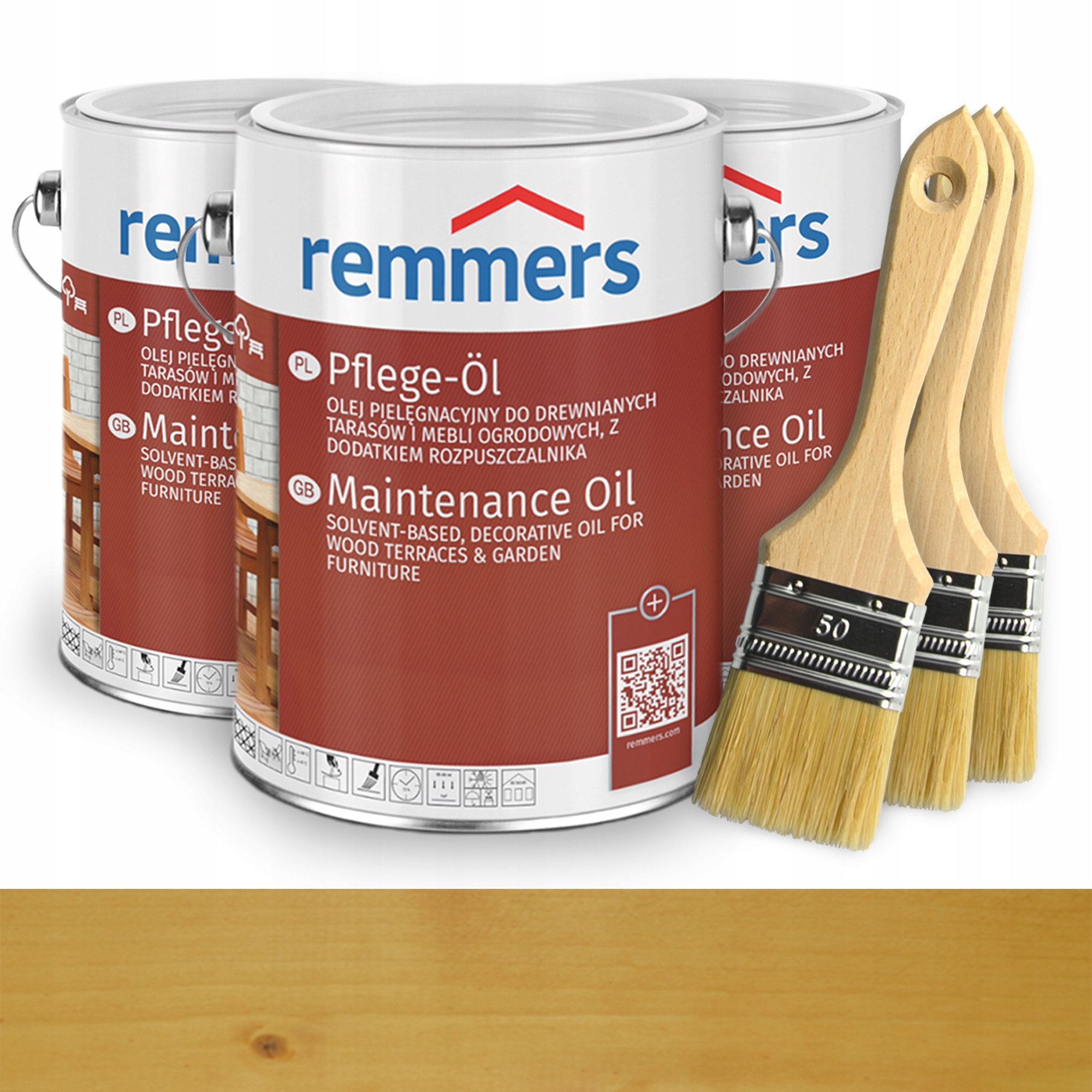 Remmers Pflege-ol olej do drewna 15L Bangkirai