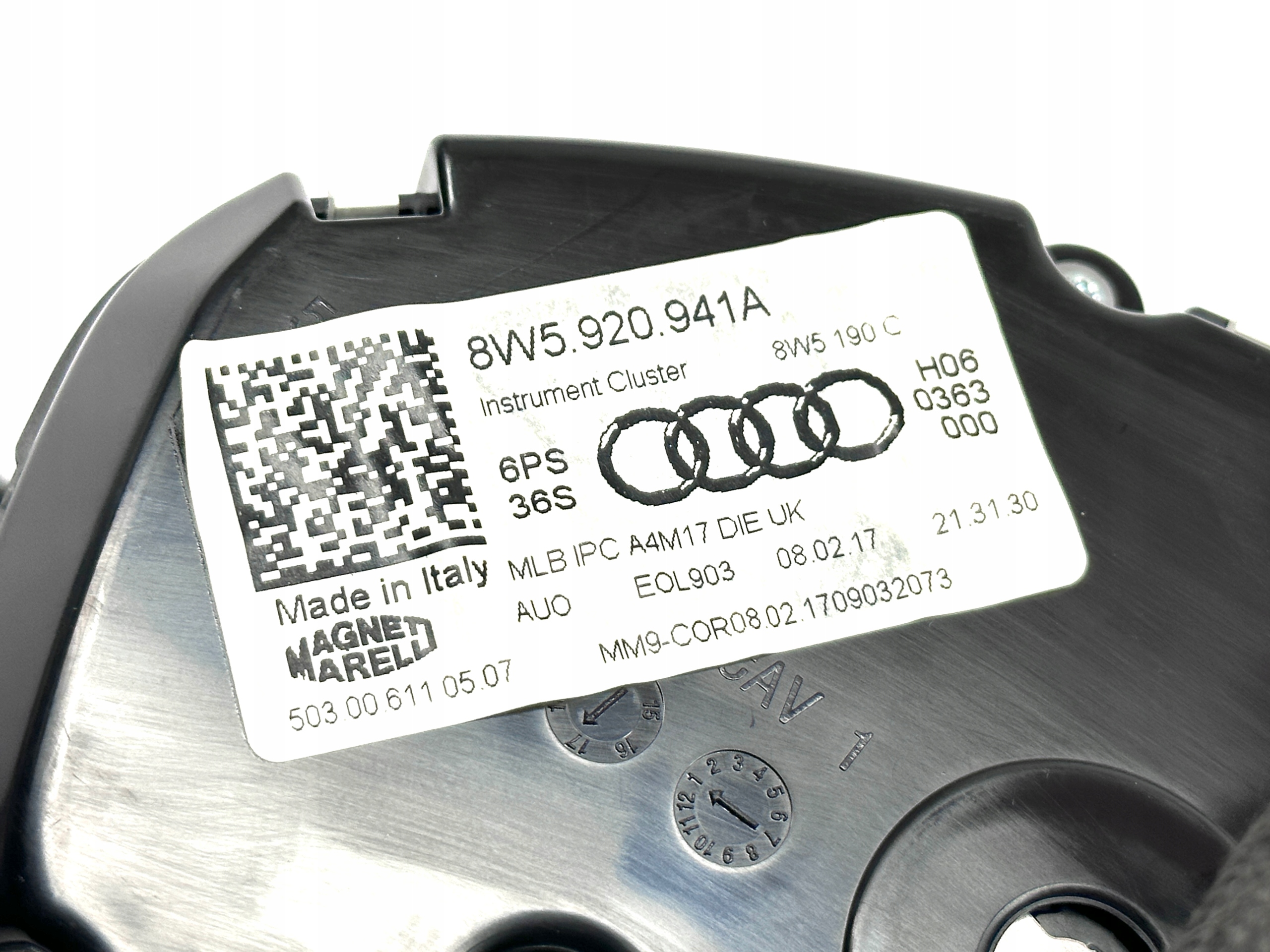 AUDI A4 B9 TDI dials dials ANGLIK UK 8W5920941A