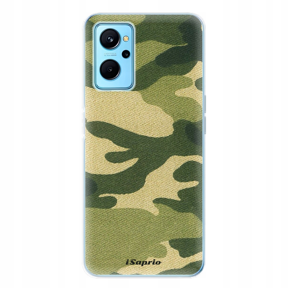 Silikonowe etui iSaprio Green Camuflage 01 do Realme 9i