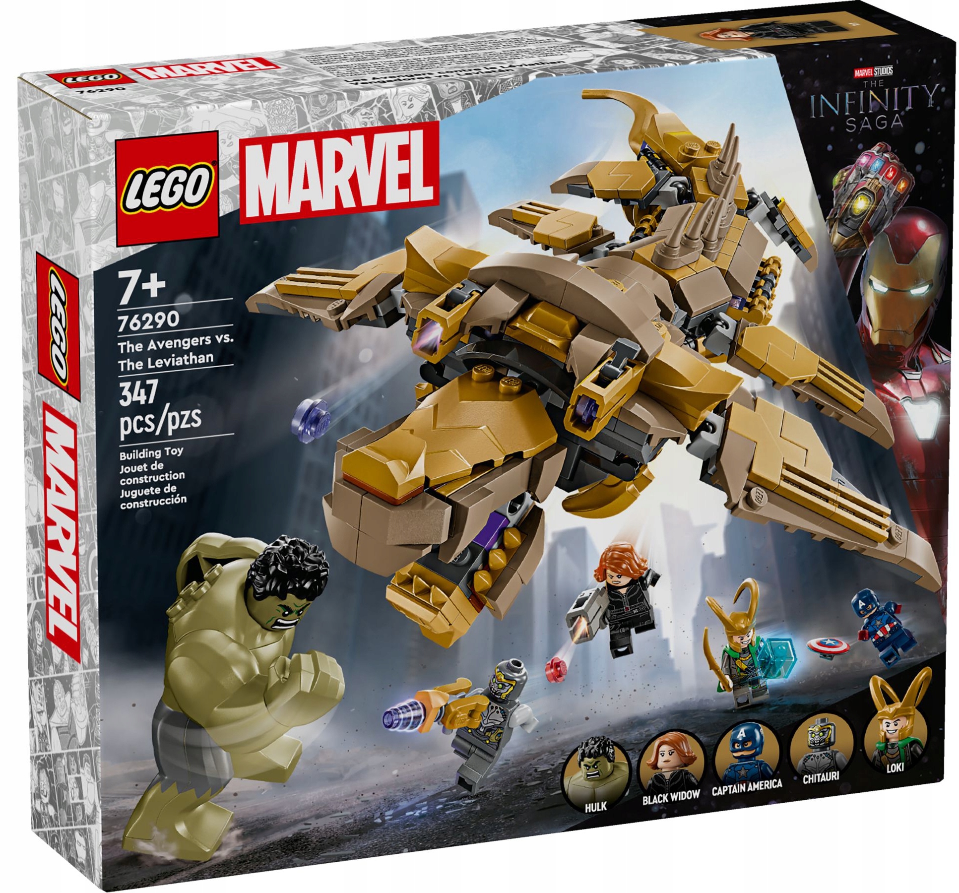 Lego Marvel Heroes 76290 Avengers versus Leviatan Big Fig Hulk