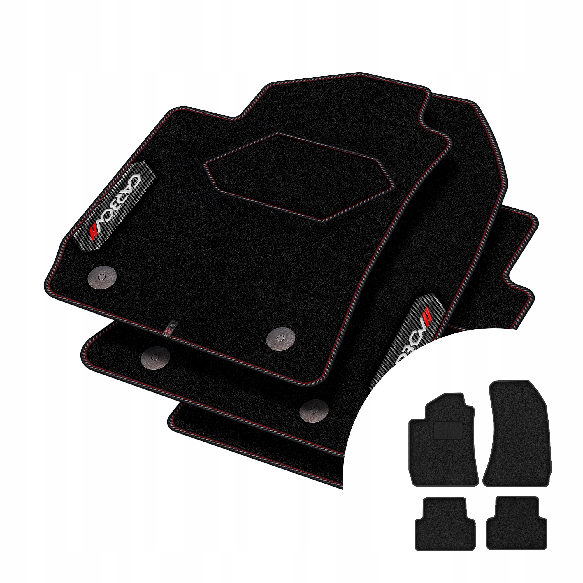 Koberce Carbon pro Alfa Romeo 159 2005-2008