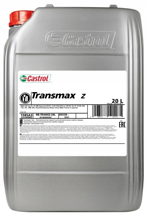 CASTROL TRANSMAX ATF Z - 20L