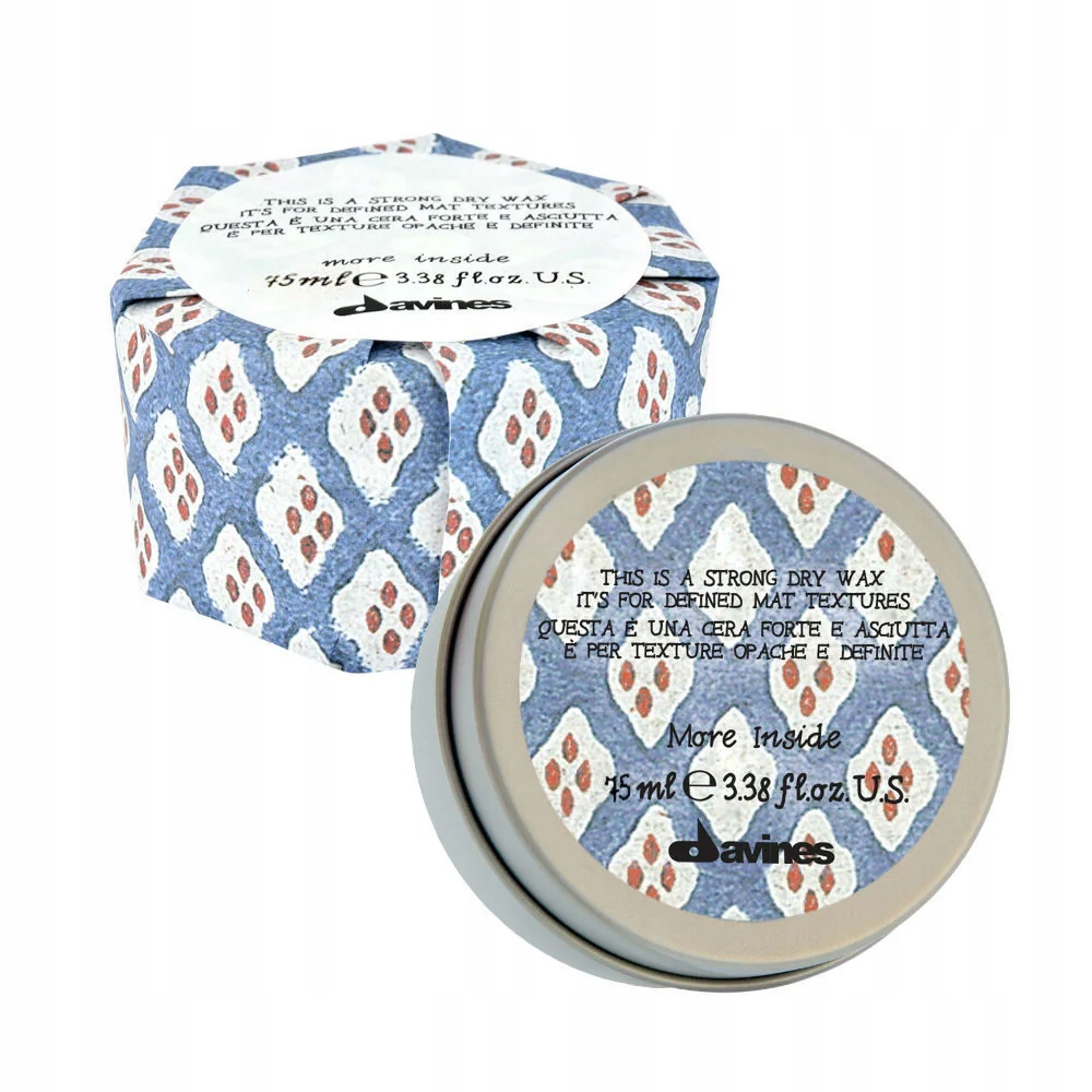 Davines More Inside Dry Wax matowy suchy wosk mocno utrwalający włosy 75ml