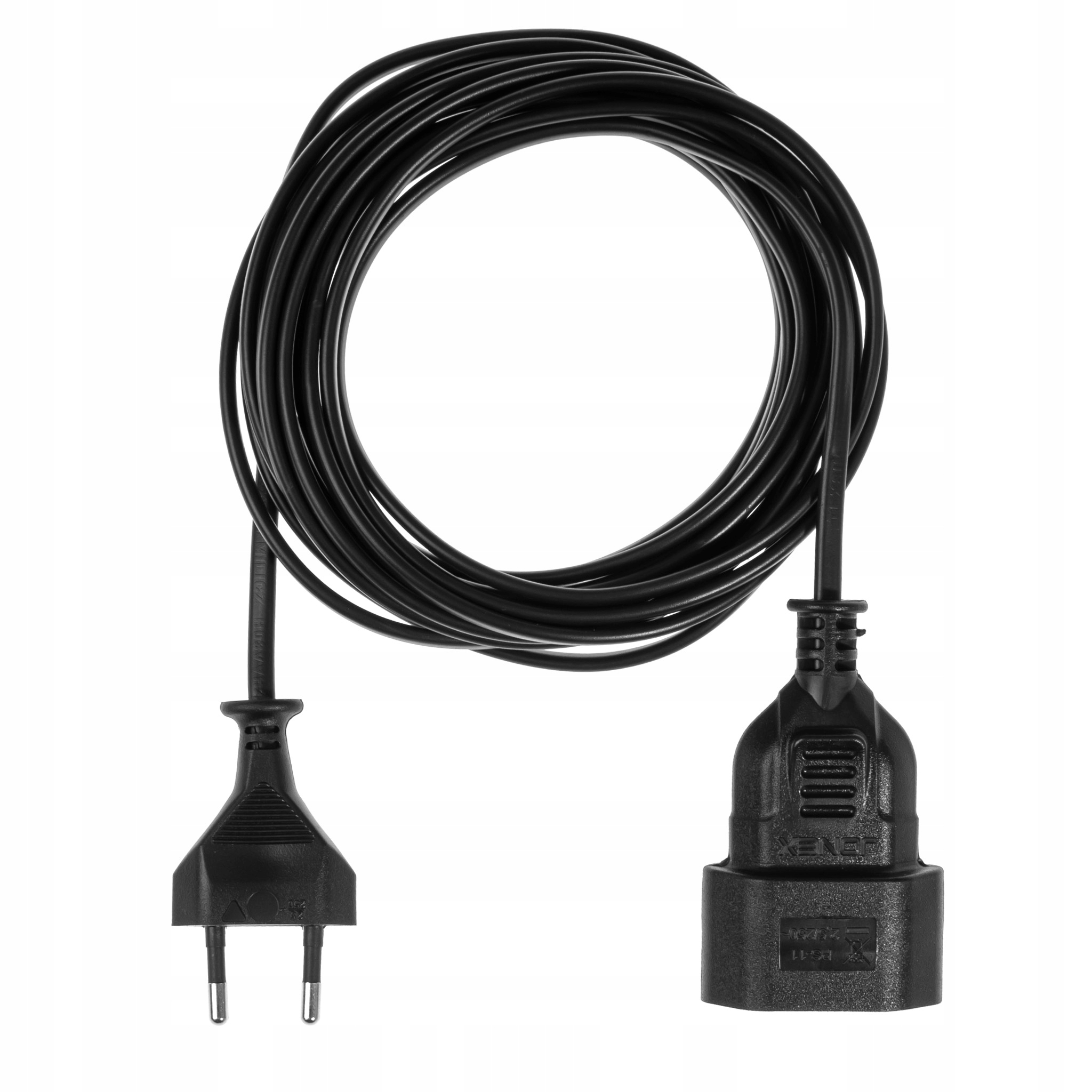 Przedłużacz PS-11 pojedynczy płaski 3,0 POLSKI , płaski wtyk i gniazdo Marka Jonex