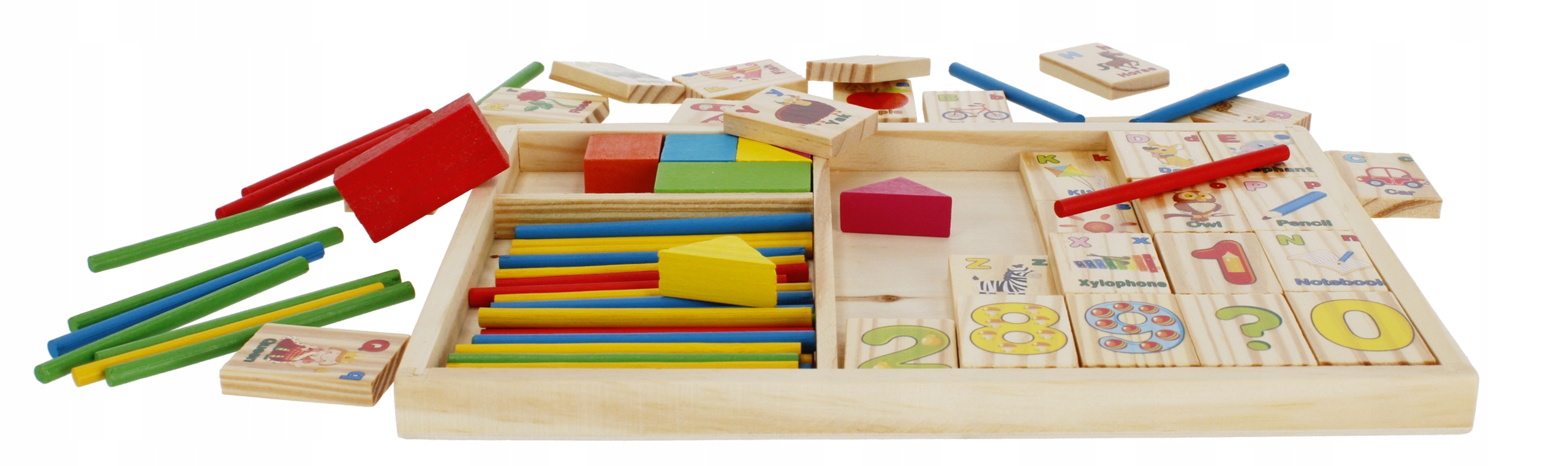 LICZMANY DREWNIANE Wiek dziecka 3 lata +