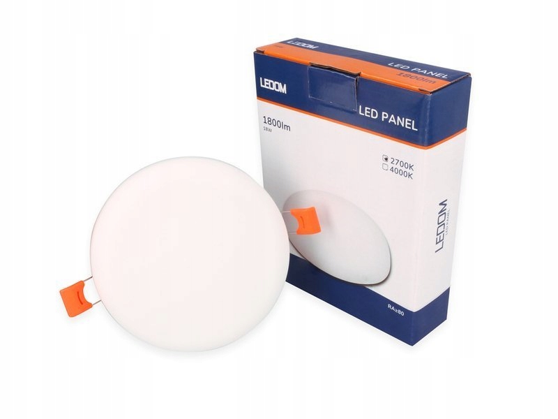 

Panel Sufitowy Oprawa Led 18W 1800lm Ciepła LEDom