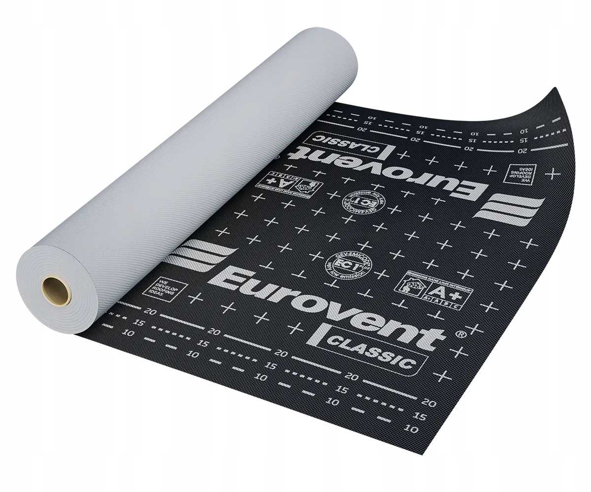 Membrána Eurovent Classic 120 g Silná Fólie Na Střechu 60 m²