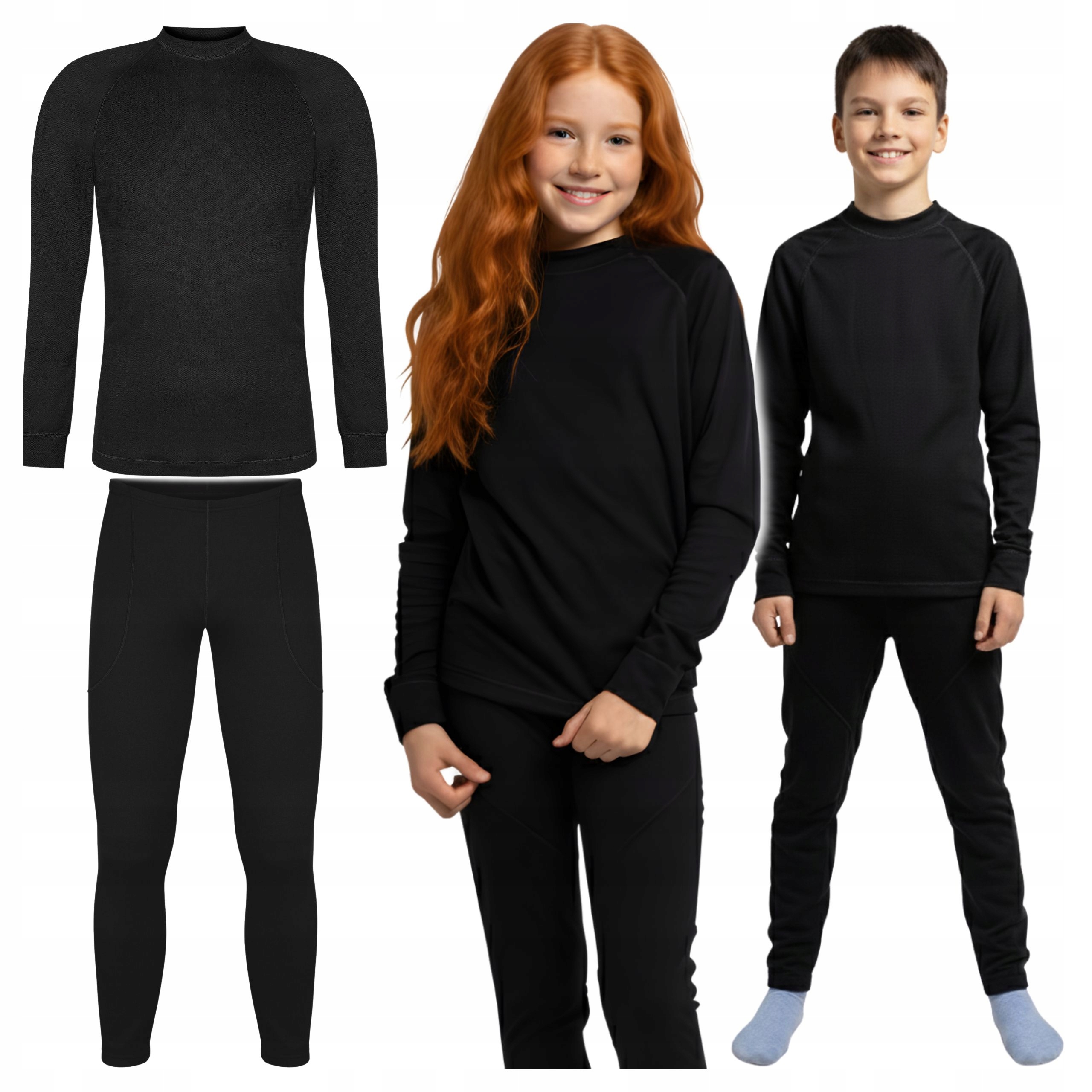 Komplet Termo Tričko Termoaktivní oblečení Dětské zateplené legíny 134