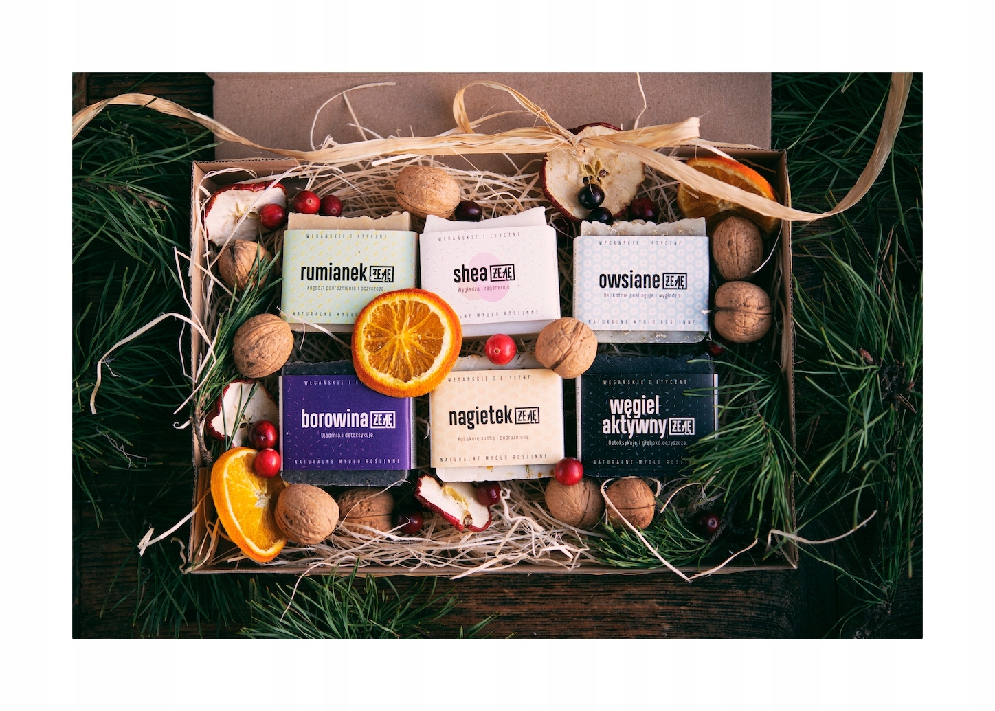 Vánoční kosmetická sada No.6 Přírodní tělové mýdlo. Jako dárek.