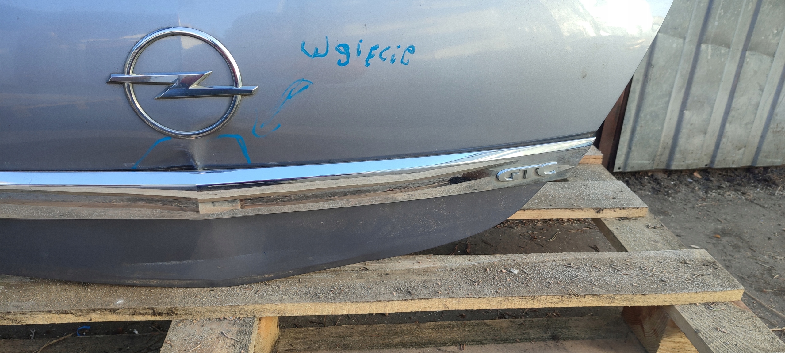 trunk door boot rear part opel astra h gtc 3D z163