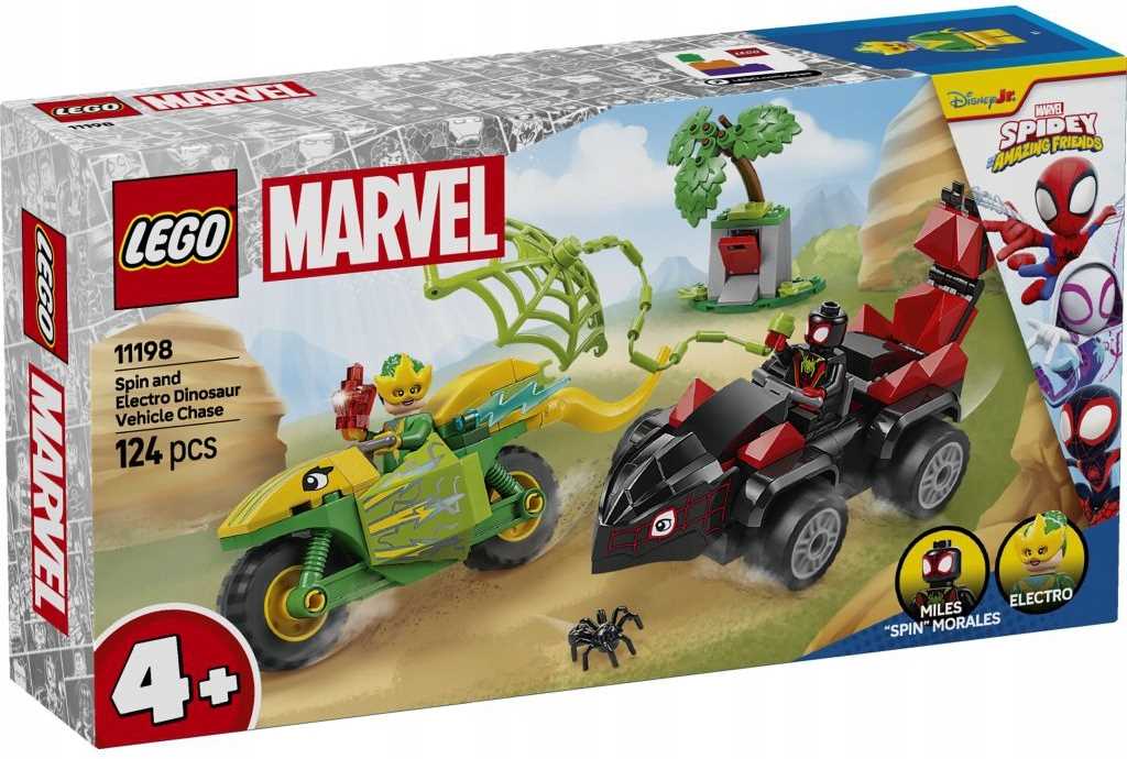 11198 Lego Heroes Spinova honička za elektromobilem v dinovozidle