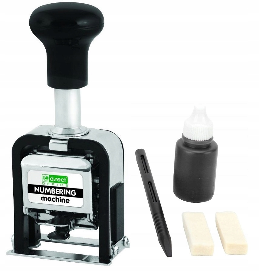 NUMERATOR AUTOMATYCZNY METALOWY STEMPEL PIECZĄTKA NUMERYCZNA 6 cyfrowy EAN (GTIN) 5902308719033