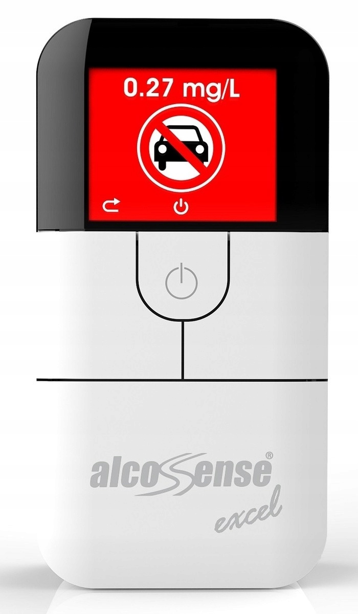 Alkomat ALCOSENSE Excel Elektrochemiczny Type Electrochemical