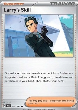 Prismatic Evolutions 115/131 Larry's Skill