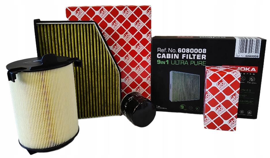 Febi Kamoka Sada Filtrů Skoda Yeti 10-2015 1.4 Tsi 122KM Benzín Caxa