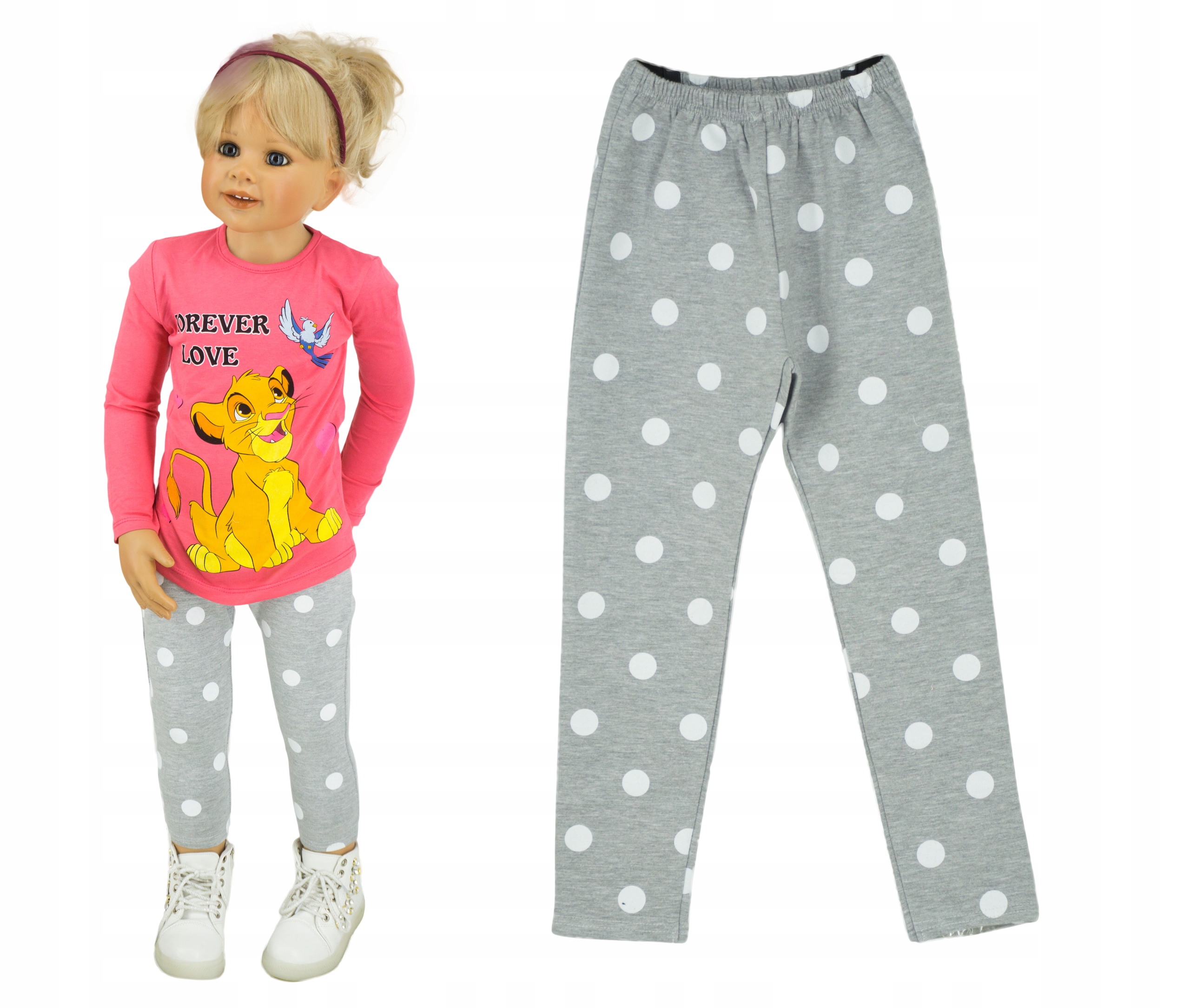 

M354 Getry / legginsy grochy Wery rozmiar 110 Pl