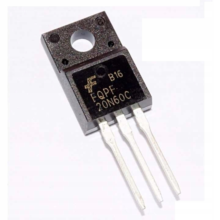 TRANZYSTOR 20N60 N-Channel MOSFET 20A 600V 50W TO220F FQPF20N60 - Sklep ...