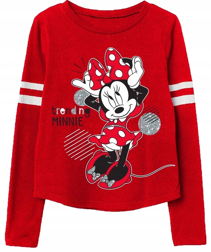 

Czerwona Bluzka myszka Minnie Mouse Disney 128