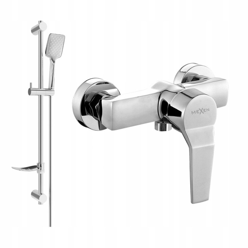 Mexen Caro DF72 sprchová baterie se sprchovou sadou, Chromovaná 74664DF72